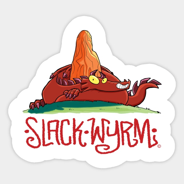 Wyrm Rock Sticker by Slack Wyrm